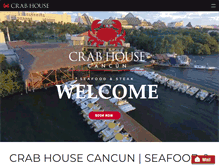 Tablet Screenshot of crabhousecancun.com
